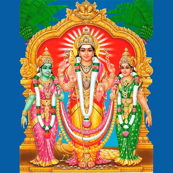 lord murugan images with valli deivanai