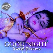 good night baby krishna images