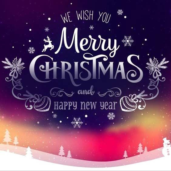 merry christmas and new year wishes images