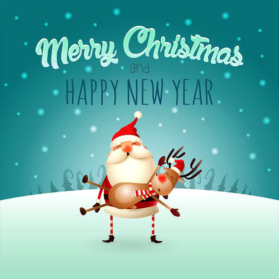 merry christmas happy new year greetings images